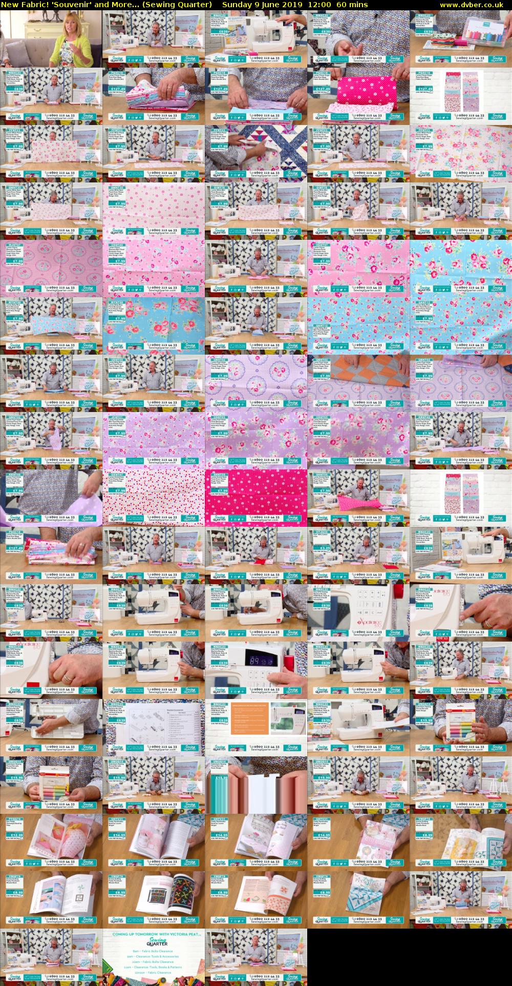 New Fabric! 'Souvenir' and More... (Sewing Quarter) Sunday 9 June 2019 12:00 - 13:00