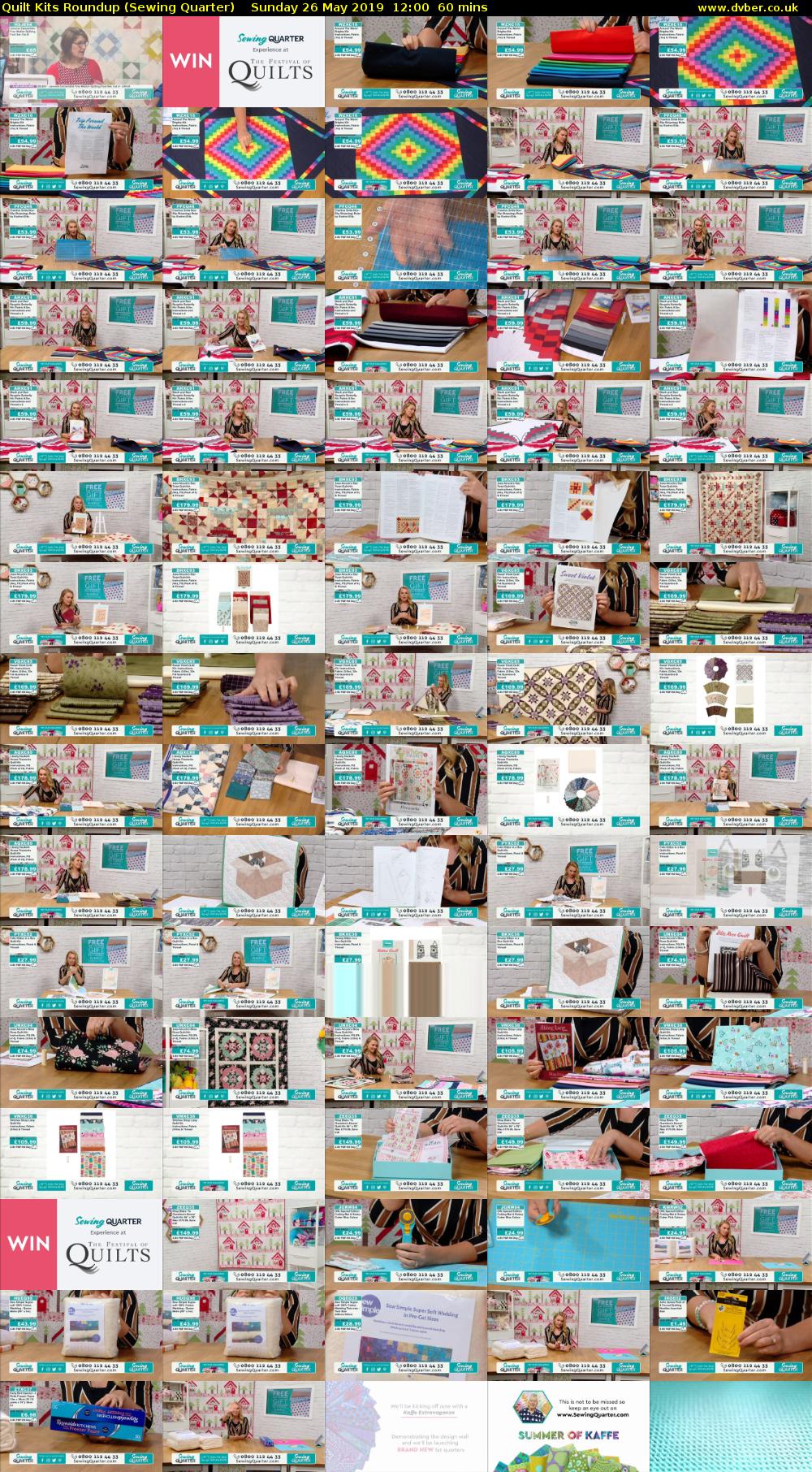Quilt Kits Roundup (Sewing Quarter) Sunday 26 May 2019 12:00 - 13:00
