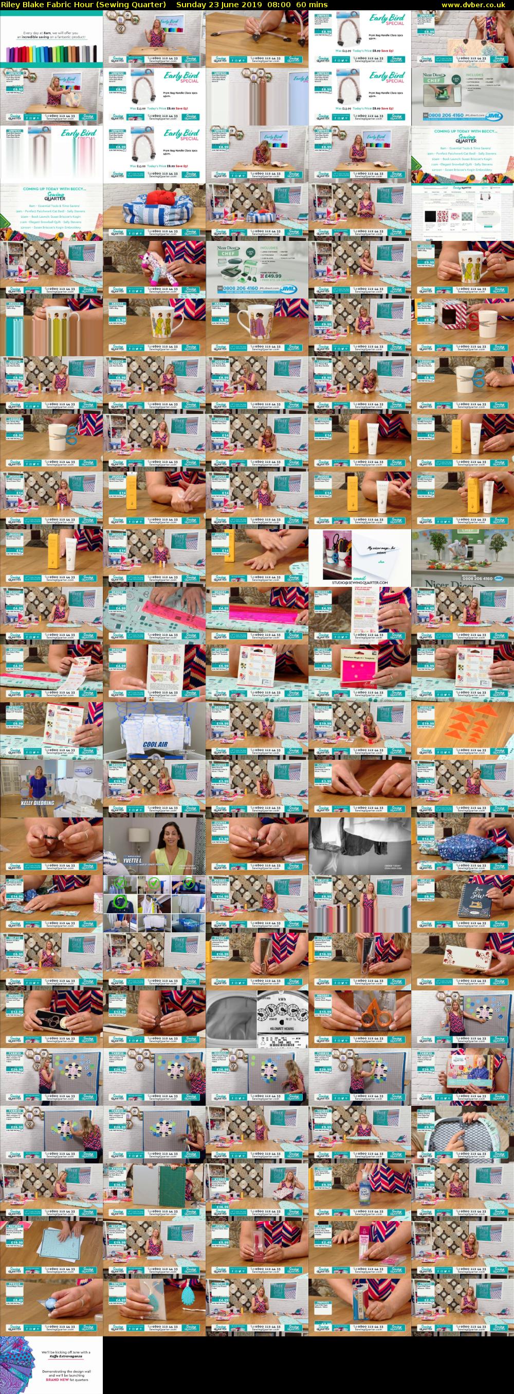 Riley Blake Fabric Hour (Sewing Quarter) Sunday 23 June 2019 08:00 - 09:00