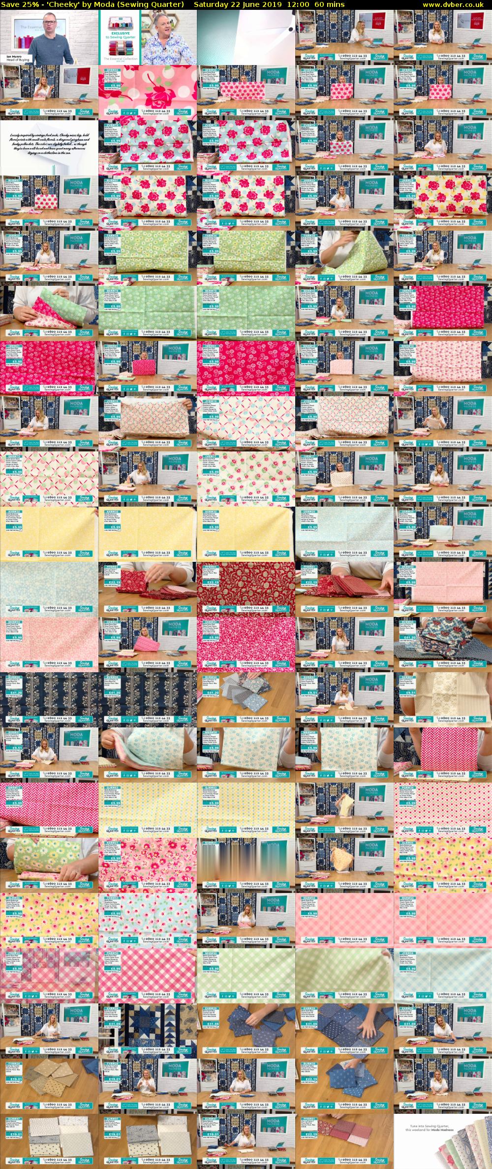 Save 25% - 'Cheeky' by Moda (Sewing Quarter) Saturday 22 June 2019 12:00 - 13:00