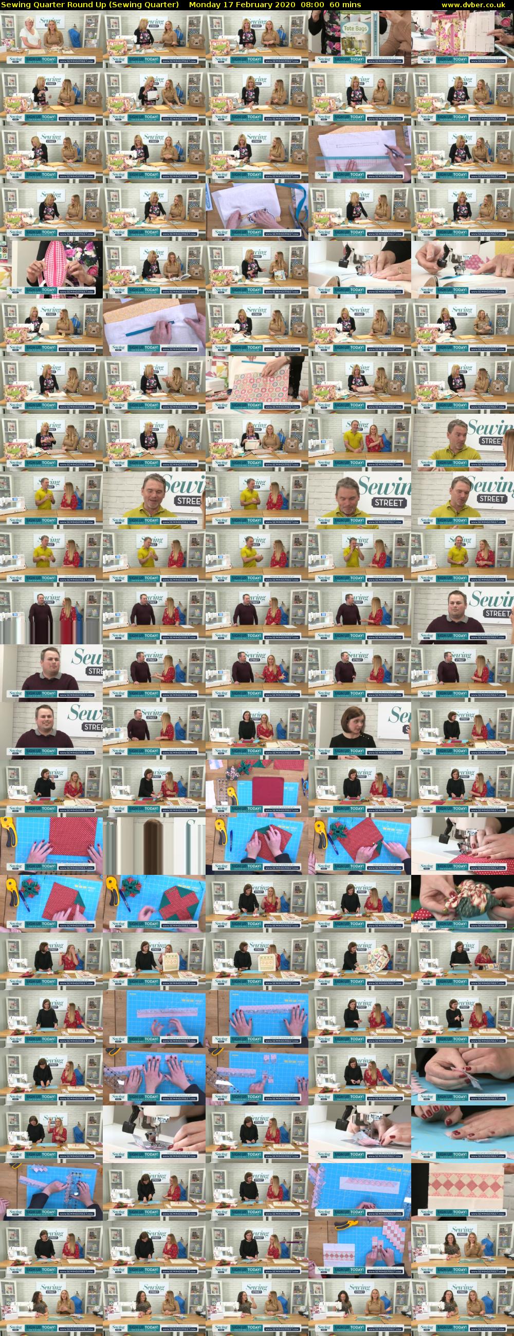 Sewing Quarter Round Up (Sewing Quarter) Monday 17 February 2020 08:00 - 09:00