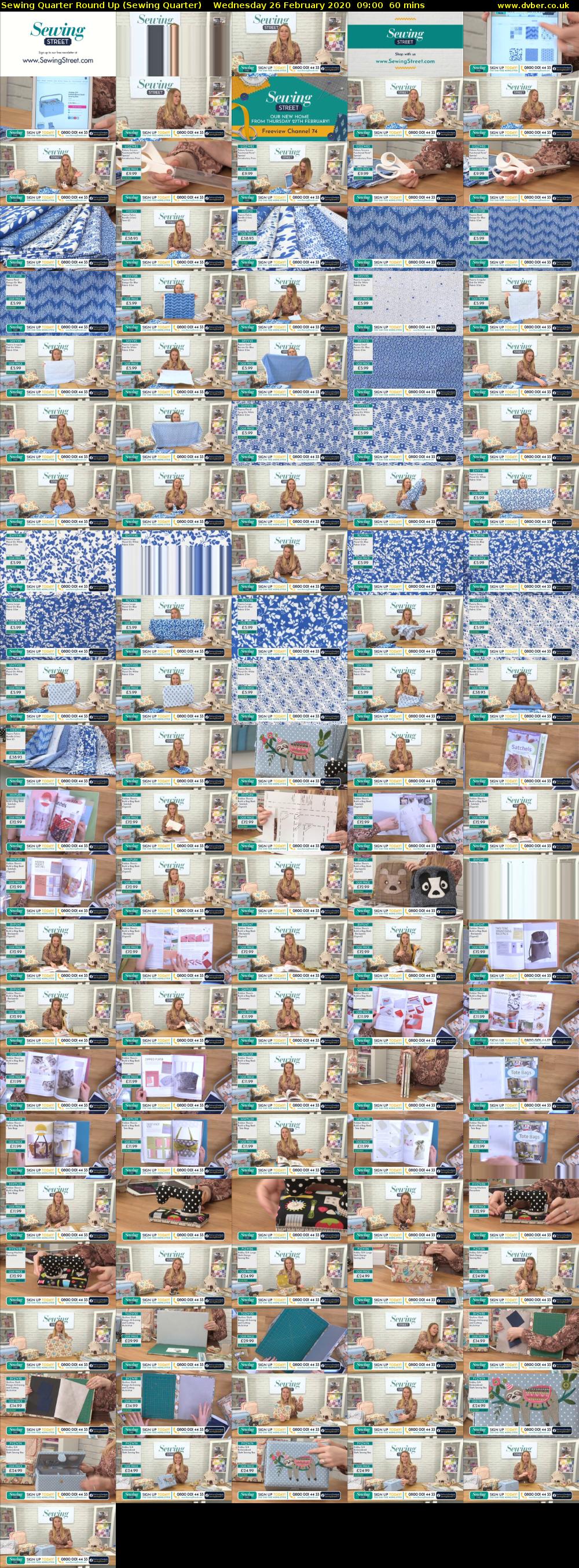 Sewing Quarter Round Up (Sewing Quarter) Wednesday 26 February 2020 09:00 - 10:00