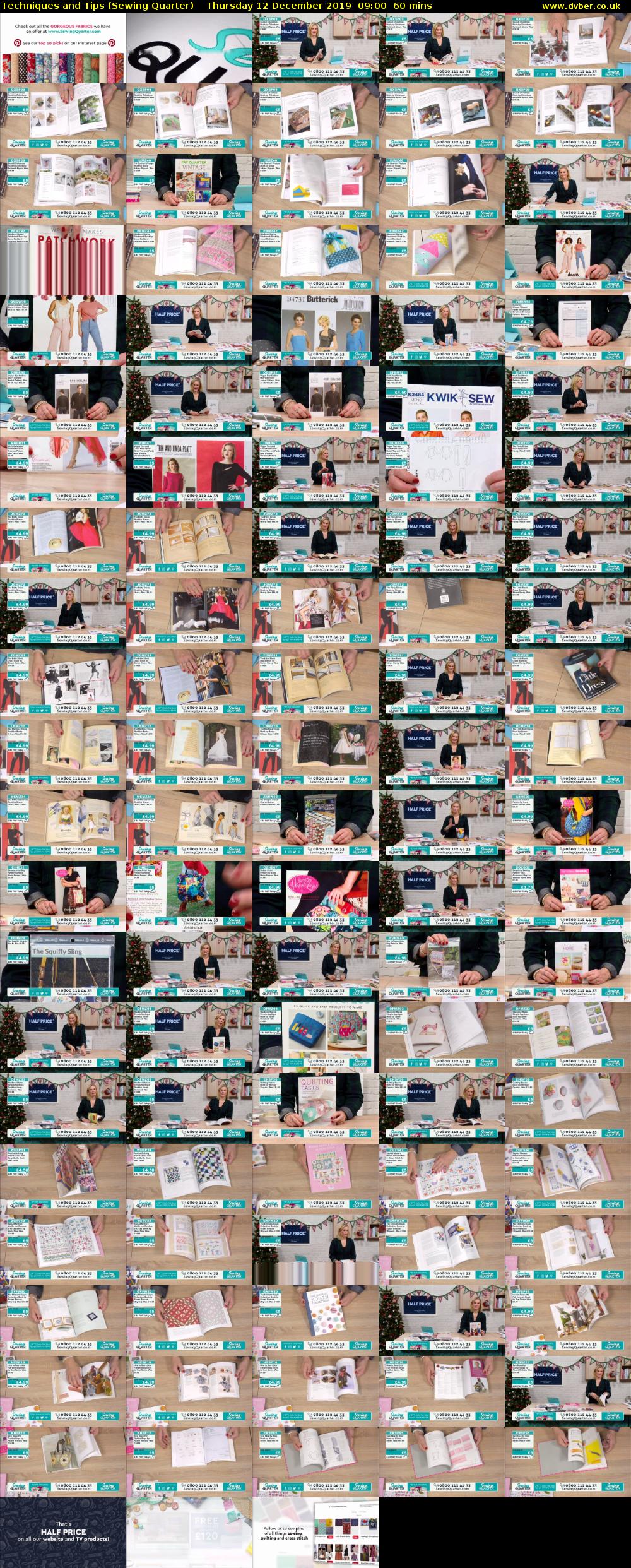 Techniques and Tips (Sewing Quarter) Thursday 12 December 2019 09:00 - 10:00