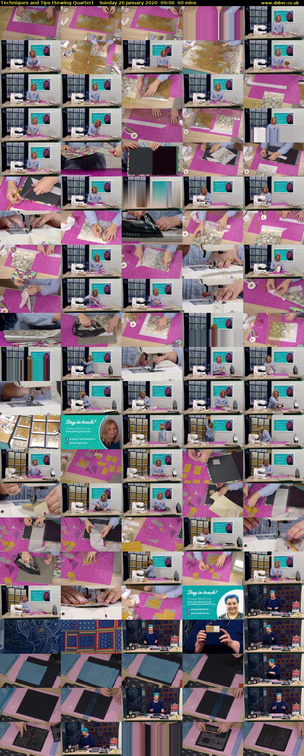 Techniques and Tips (Sewing Quarter) Sunday 26 January 2020 09:00 - 10:00