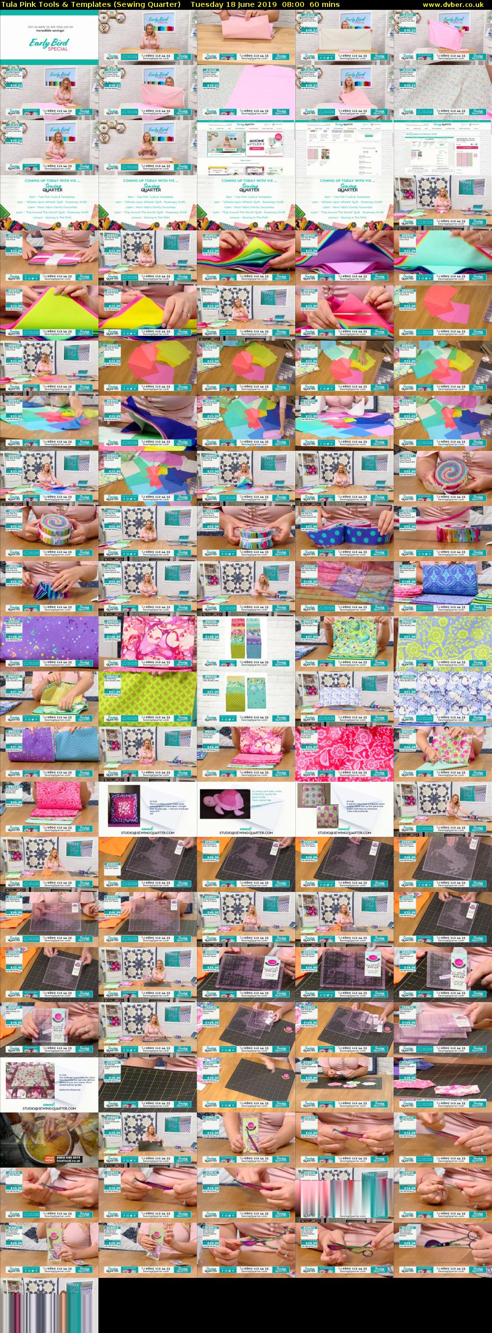 Tula Pink Tools & Templates (Sewing Quarter) Tuesday 18 June 2019 08:00 - 09:00
