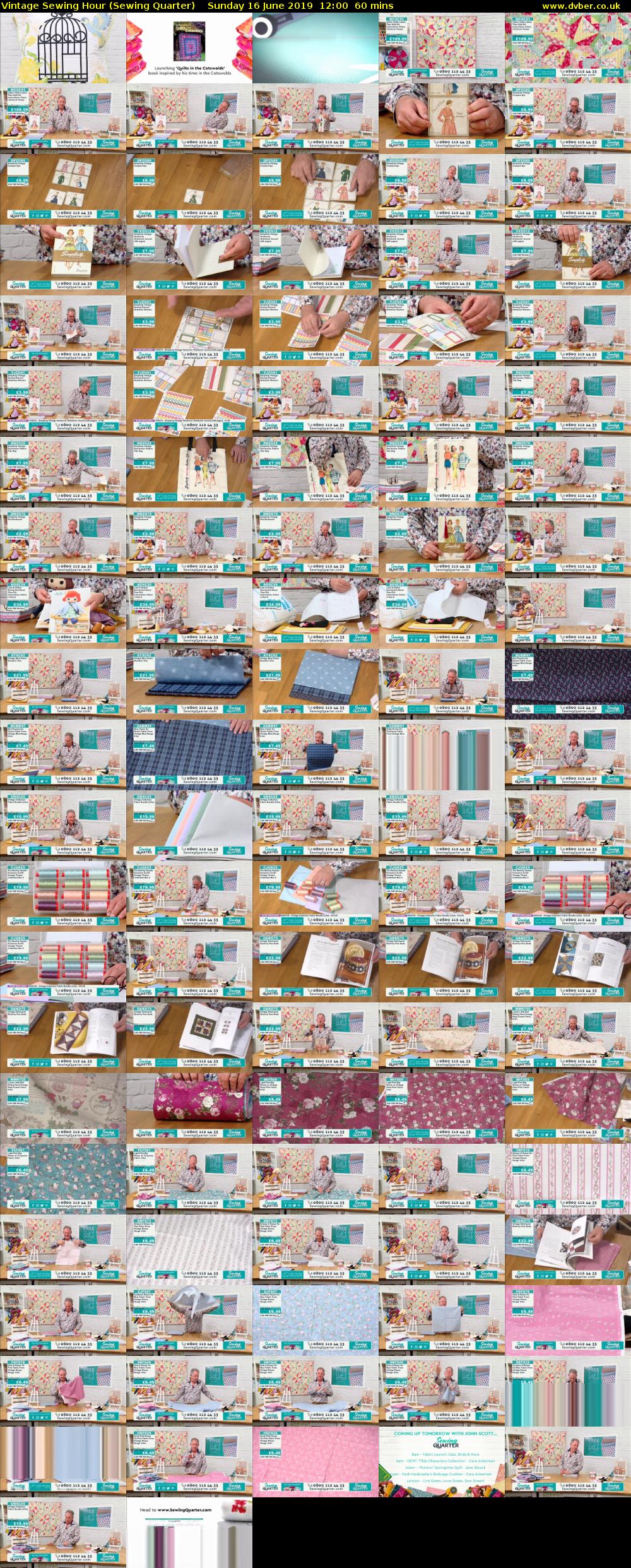 Vintage Sewing Hour (Sewing Quarter) Sunday 16 June 2019 12:00 - 13:00