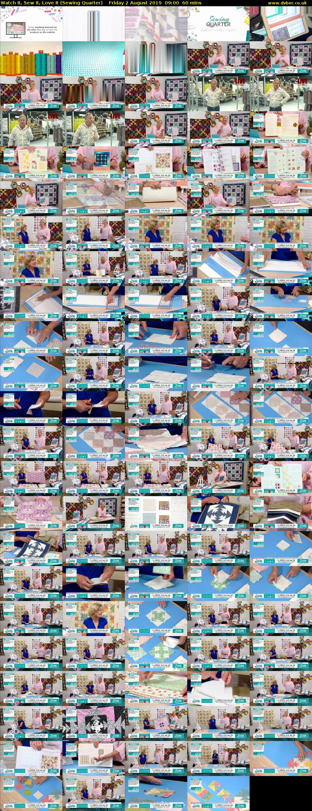 Watch It, Sew It, Love It (Sewing Quarter) Friday 2 August 2019 09:00 - 10:00