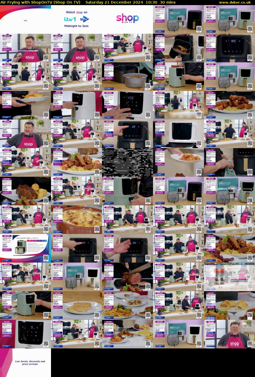 Air Frying with ShopOnTV (Shop On TV) Saturday 21 December 2024 10:30 - 11:00