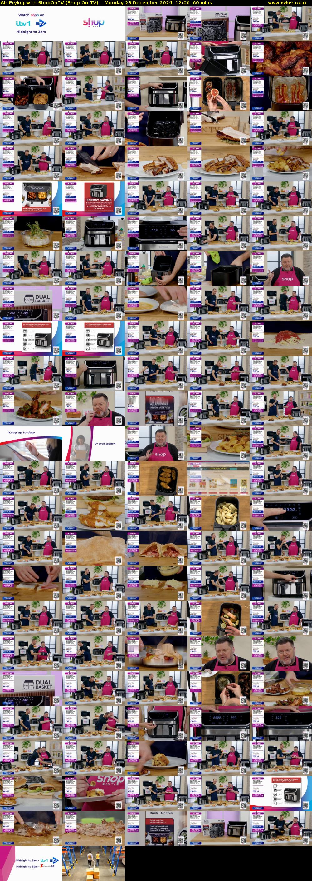 Air Frying with ShopOnTV (Shop On TV) Monday 23 December 2024 12:00 - 13:00