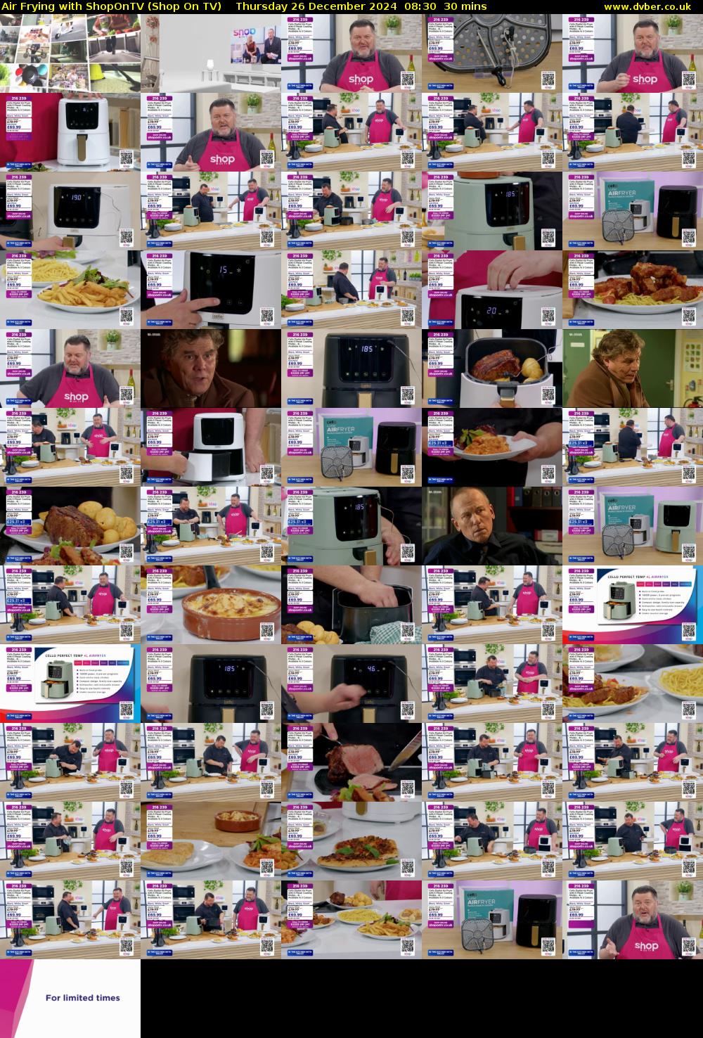 Air Frying with ShopOnTV (Shop On TV) Thursday 26 December 2024 08:30 - 09:00