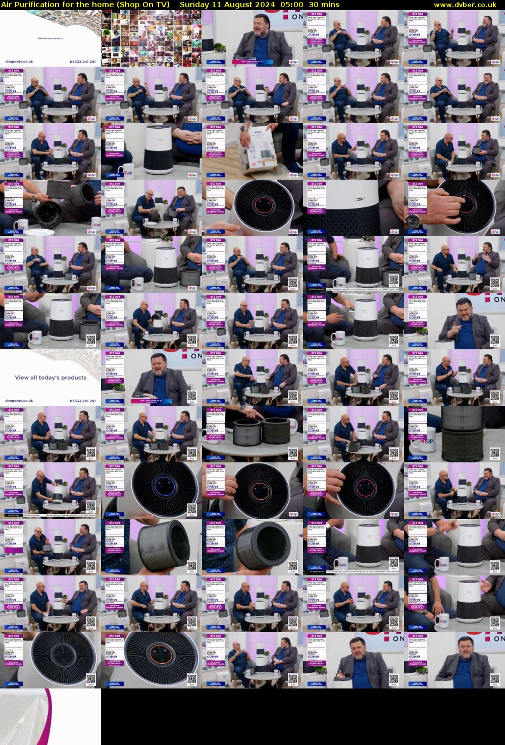 Air Purification for the home (Shop On TV) Sunday 11 August 2024 05:00 - 05:30