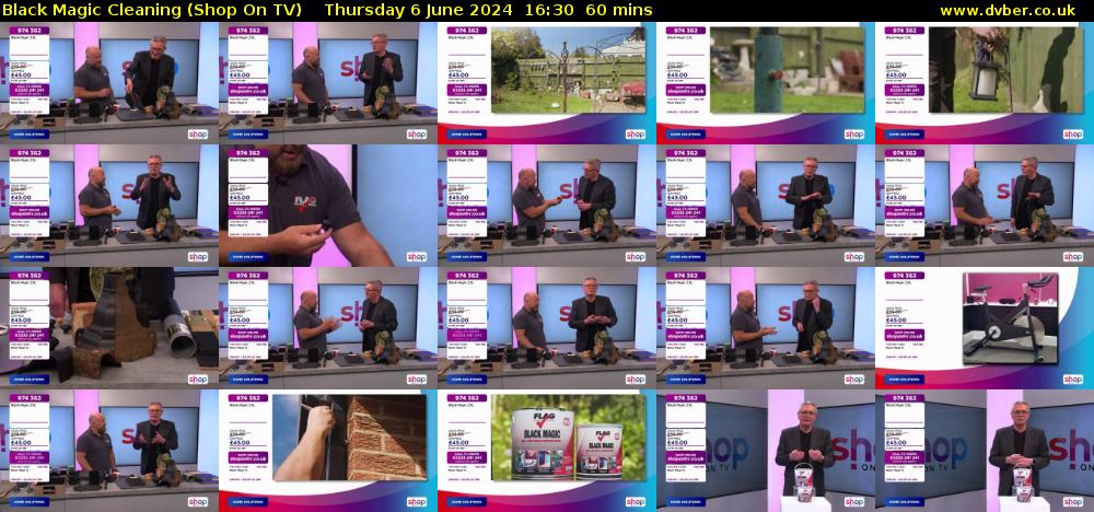 Black Magic Cleaning (Shop On TV) Thursday 6 June 2024 16:30 - 17:30