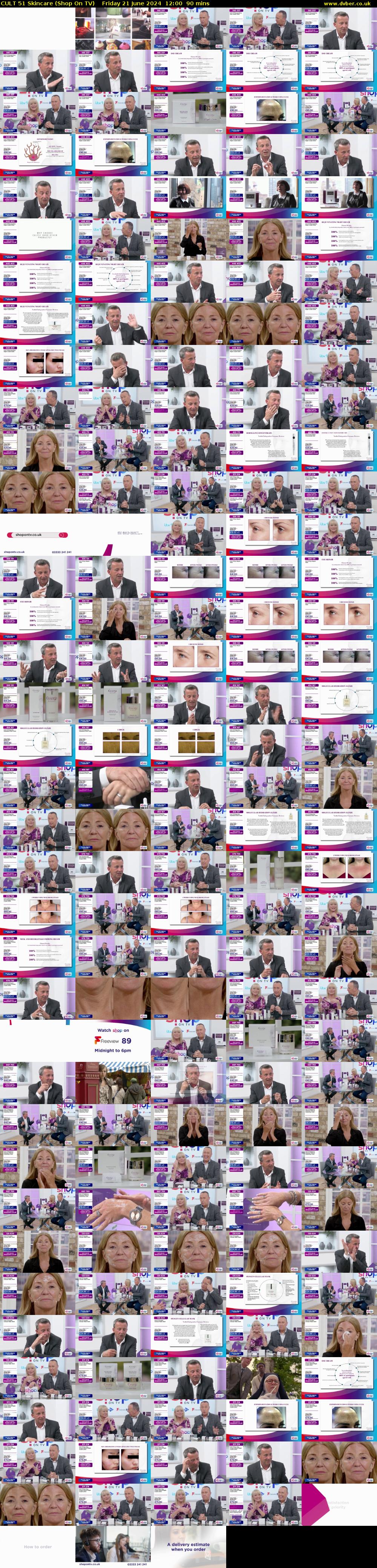 CULT 51 Skincare (Shop On TV) Friday 21 June 2024 12:00 - 13:30