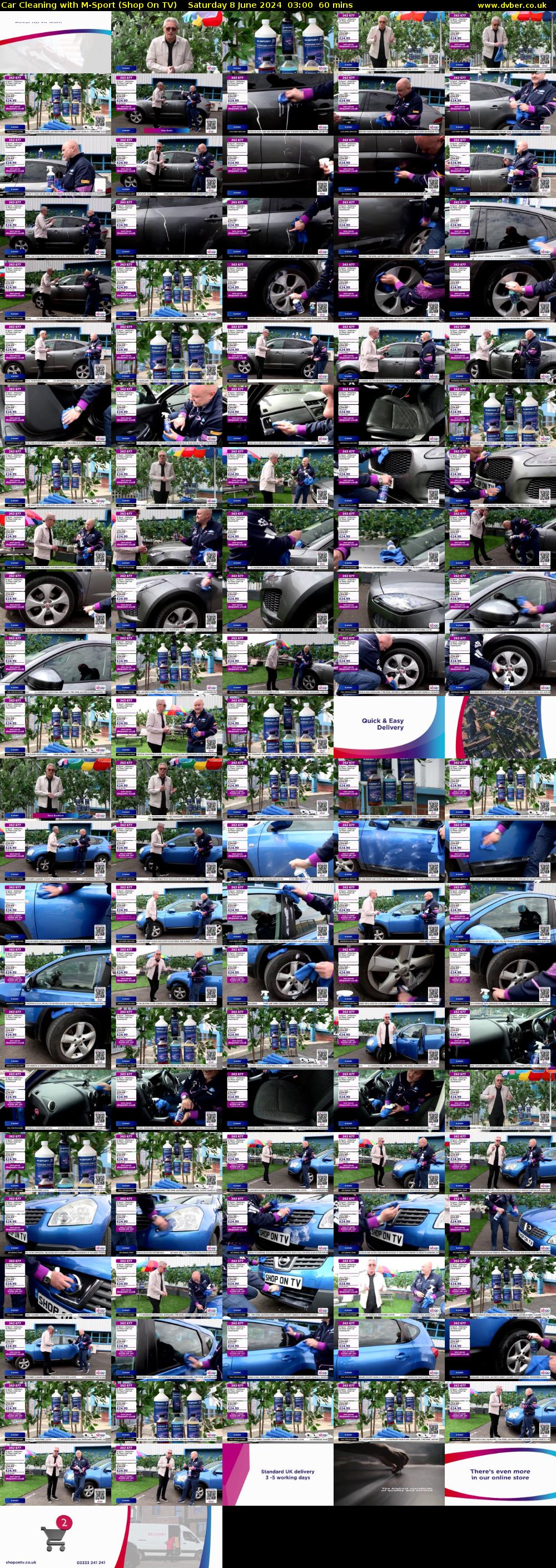 Car Cleaning with M-Sport (Shop On TV) Saturday 8 June 2024 03:00 - 04:00