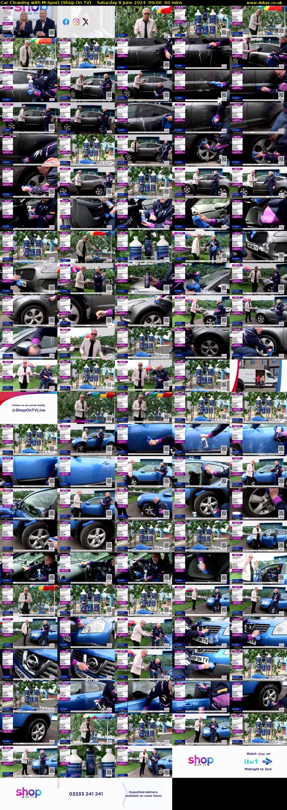 Car Cleaning with M-Sport (Shop On TV) Saturday 8 June 2024 09:00 - 10:00