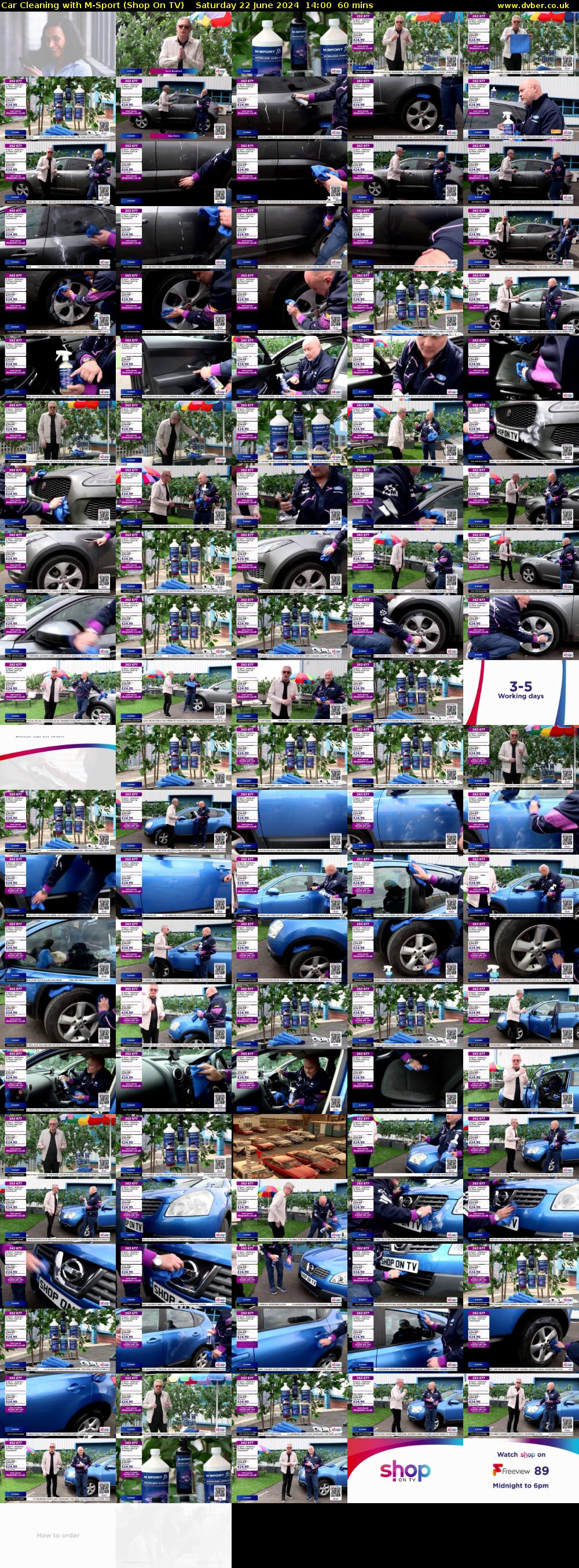 Car Cleaning with M-Sport (Shop On TV) Saturday 22 June 2024 14:00 - 15:00