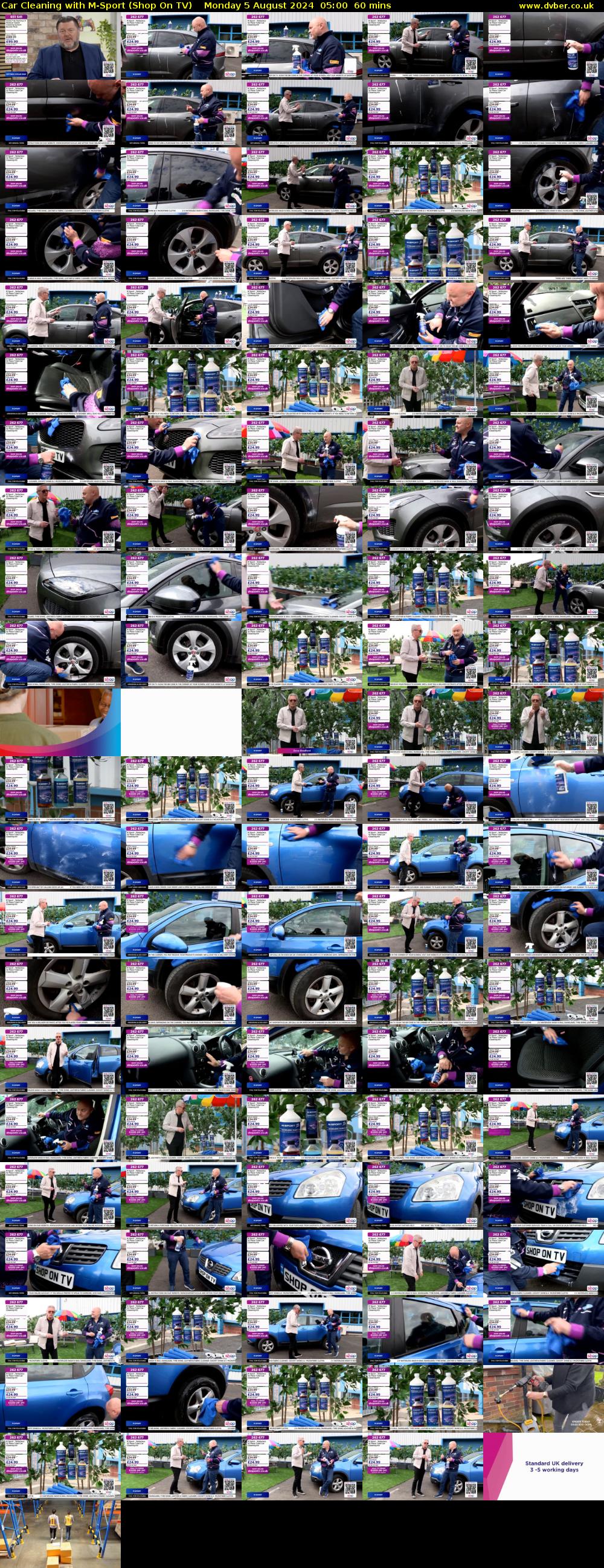 Car Cleaning with M-Sport (Shop On TV) Monday 5 August 2024 05:00 - 06:00