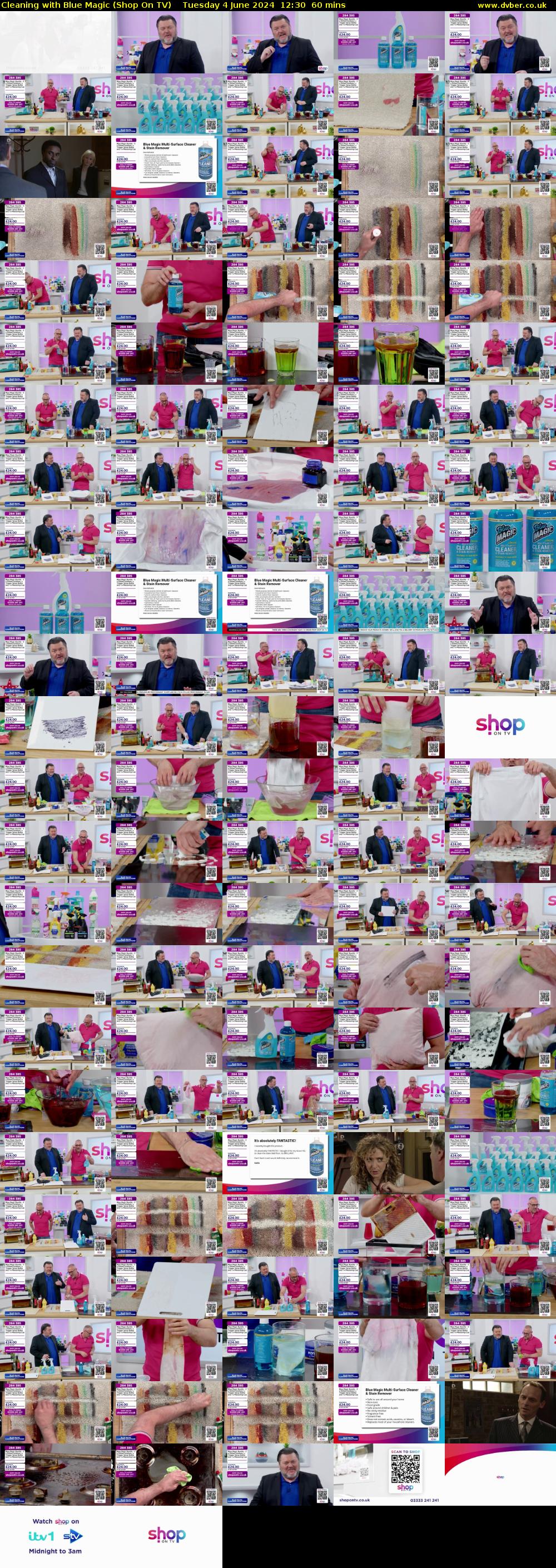 Cleaning with Blue Magic (Shop On TV) Tuesday 4 June 2024 12:30 - 13:30