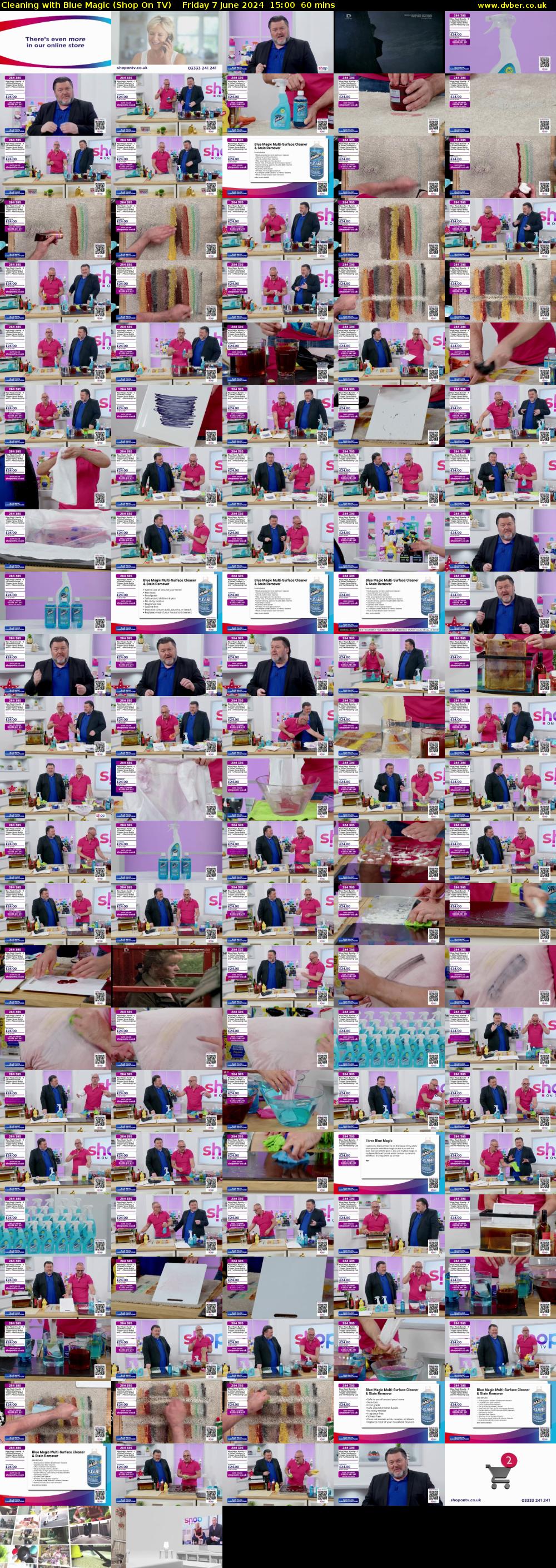 Cleaning with Blue Magic (Shop On TV) Friday 7 June 2024 15:00 - 16:00