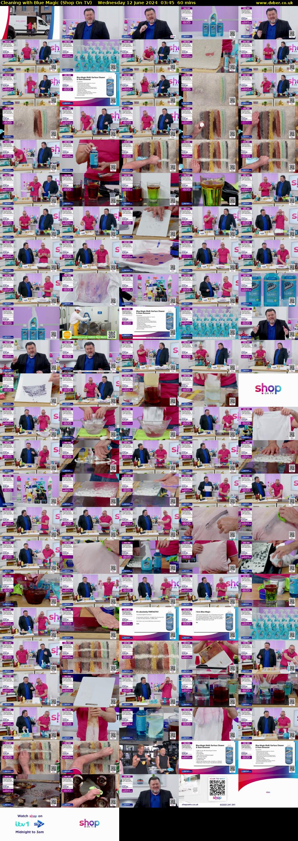Cleaning with Blue Magic (Shop On TV) Wednesday 12 June 2024 03:45 - 04:45
