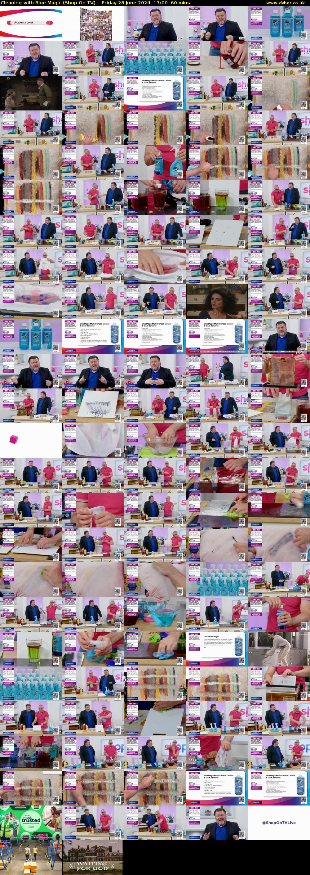 Cleaning with Blue Magic (Shop On TV) Friday 28 June 2024 17:00 - 18:00