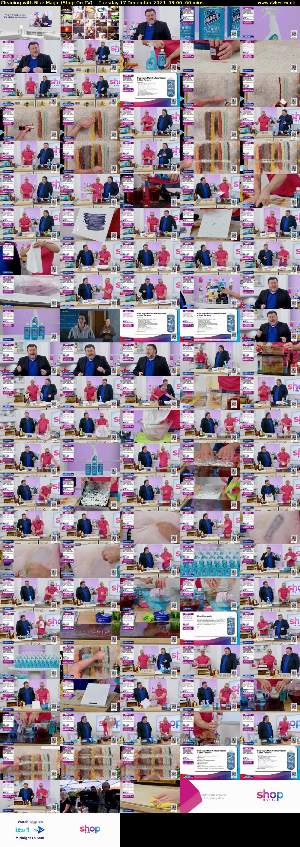 Cleaning with Blue Magic (Shop On TV) Tuesday 17 December 2024 03:00 - 04:00