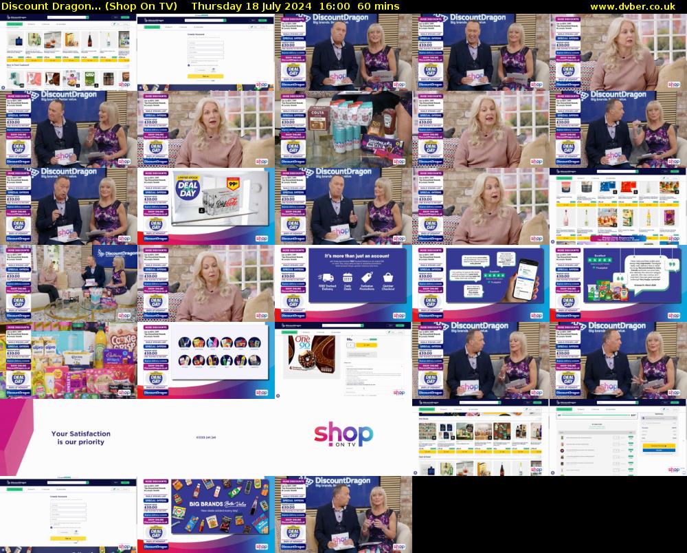 Discount Dragon... (Shop On TV) Thursday 18 July 2024 16:00 - 17:00
