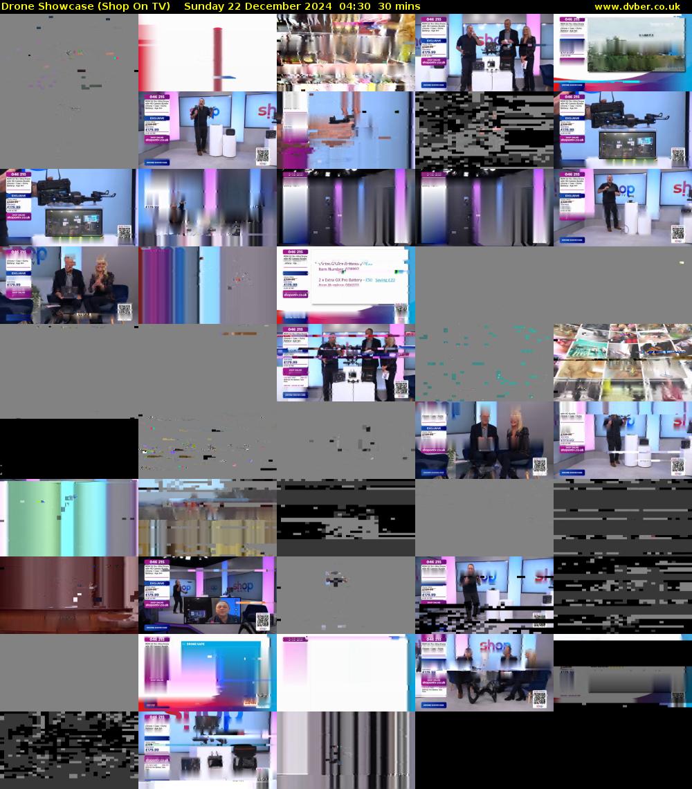 Drone Showcase (Shop On TV) Sunday 22 December 2024 04:30 - 05:00