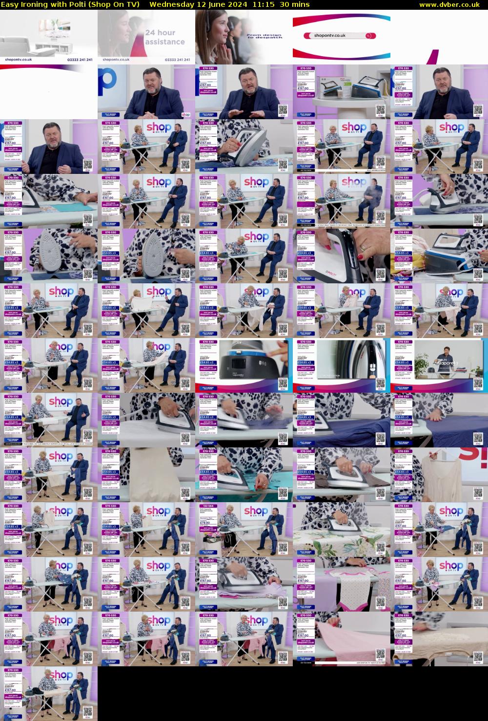 Easy Ironing with Polti (Shop On TV) Wednesday 12 June 2024 11:15 - 11:45