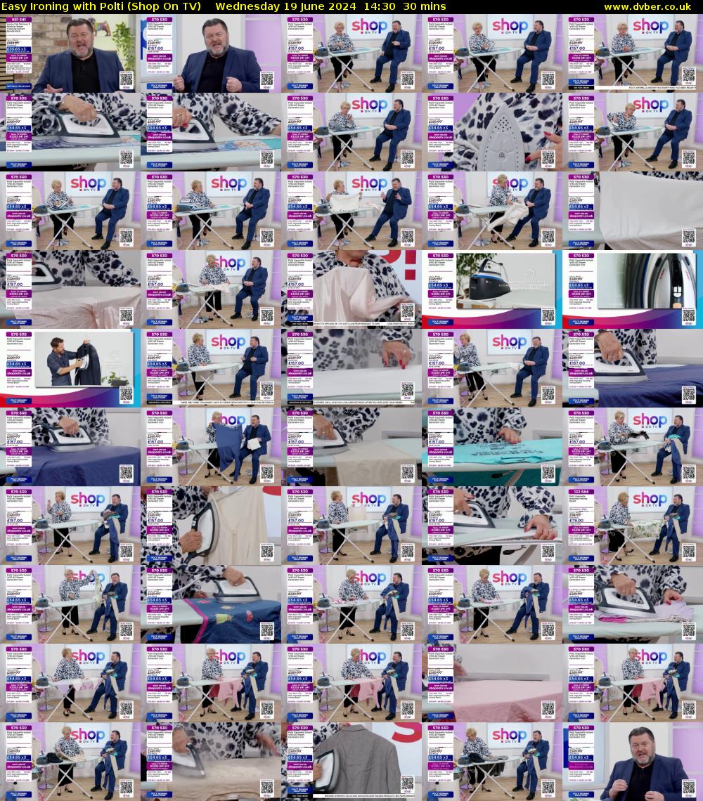 Easy Ironing with Polti (Shop On TV) Wednesday 19 June 2024 14:30 - 15:00