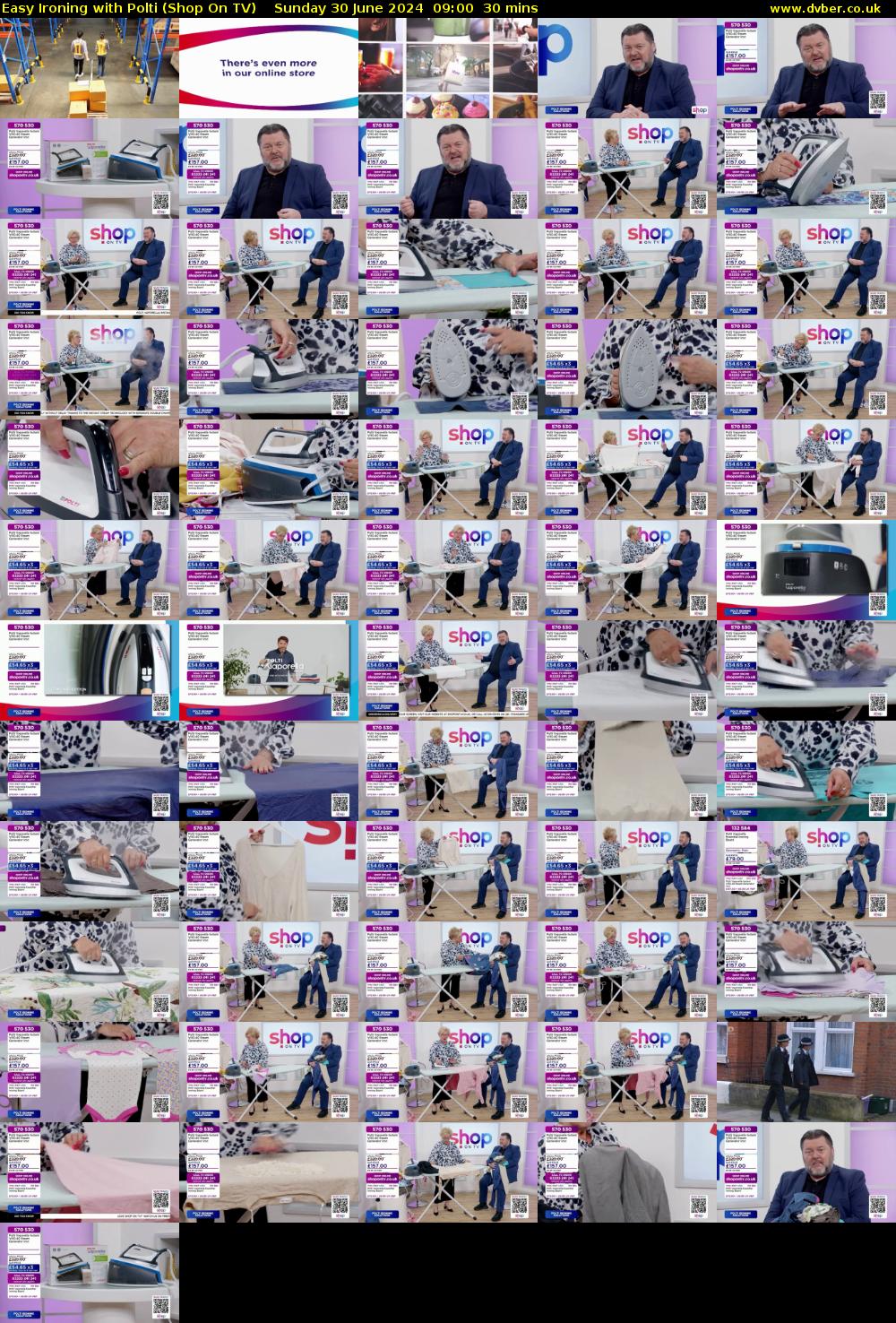 Easy Ironing with Polti (Shop On TV) Sunday 30 June 2024 09:00 - 09:30