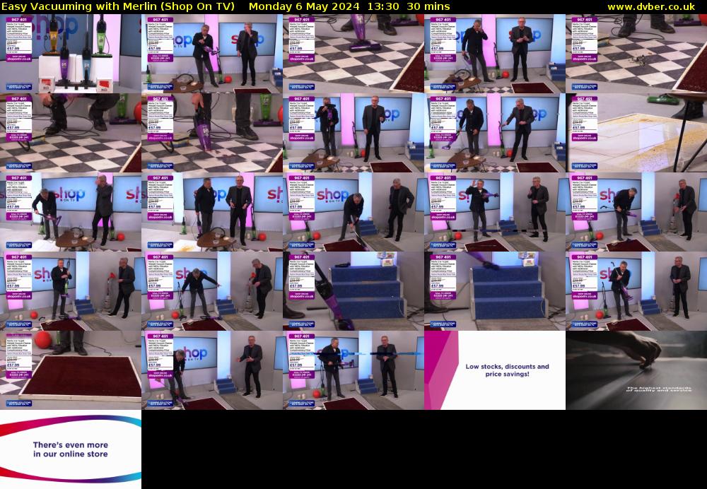 Easy Vacuuming with Merlin (Shop On TV) Monday 6 May 2024 13:30 - 14:00