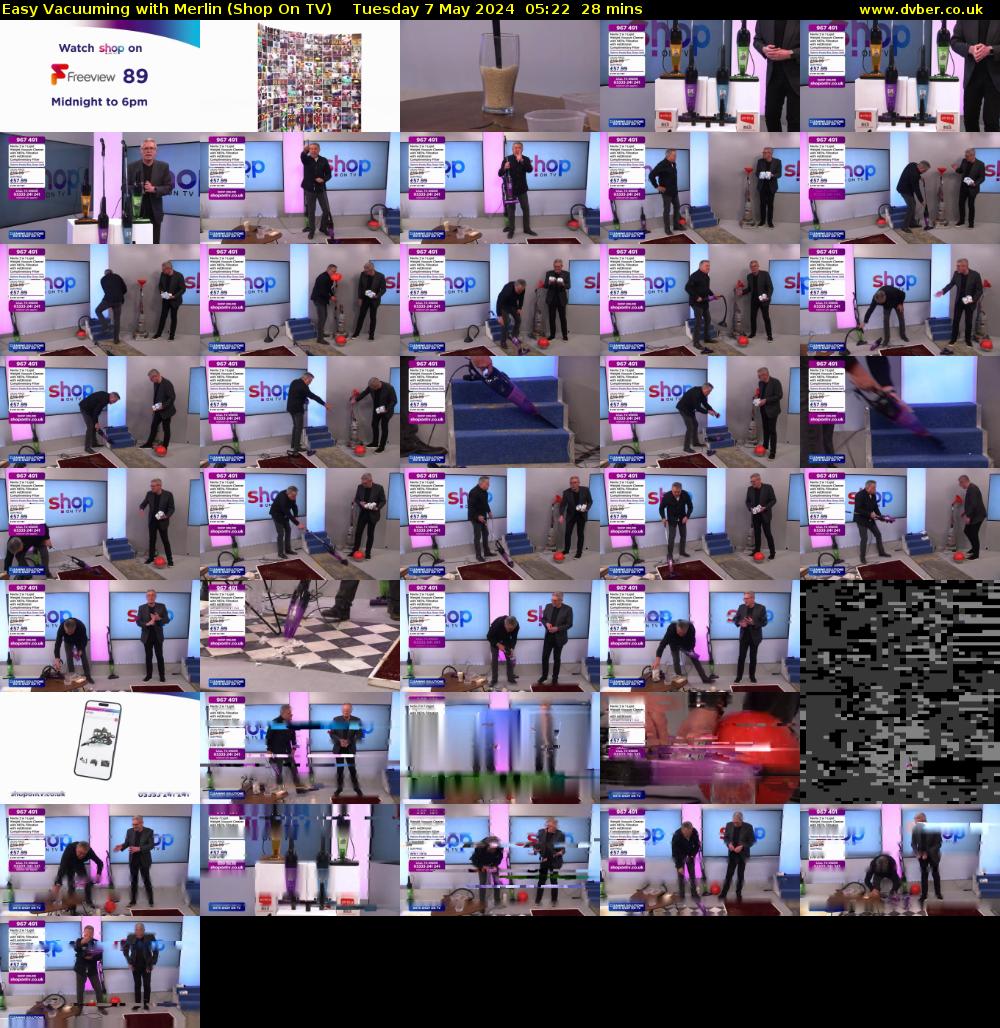Easy Vacuuming with Merlin (Shop On TV) Tuesday 7 May 2024 05:22 - 05:50