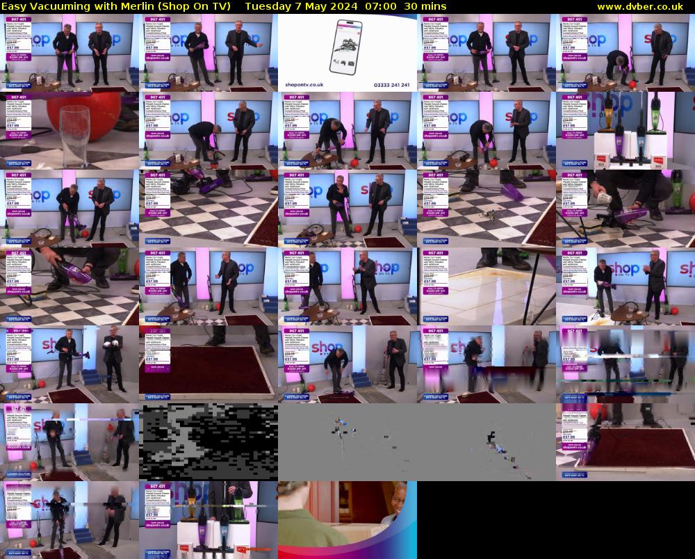 Easy Vacuuming with Merlin (Shop On TV) Tuesday 7 May 2024 07:00 - 07:30