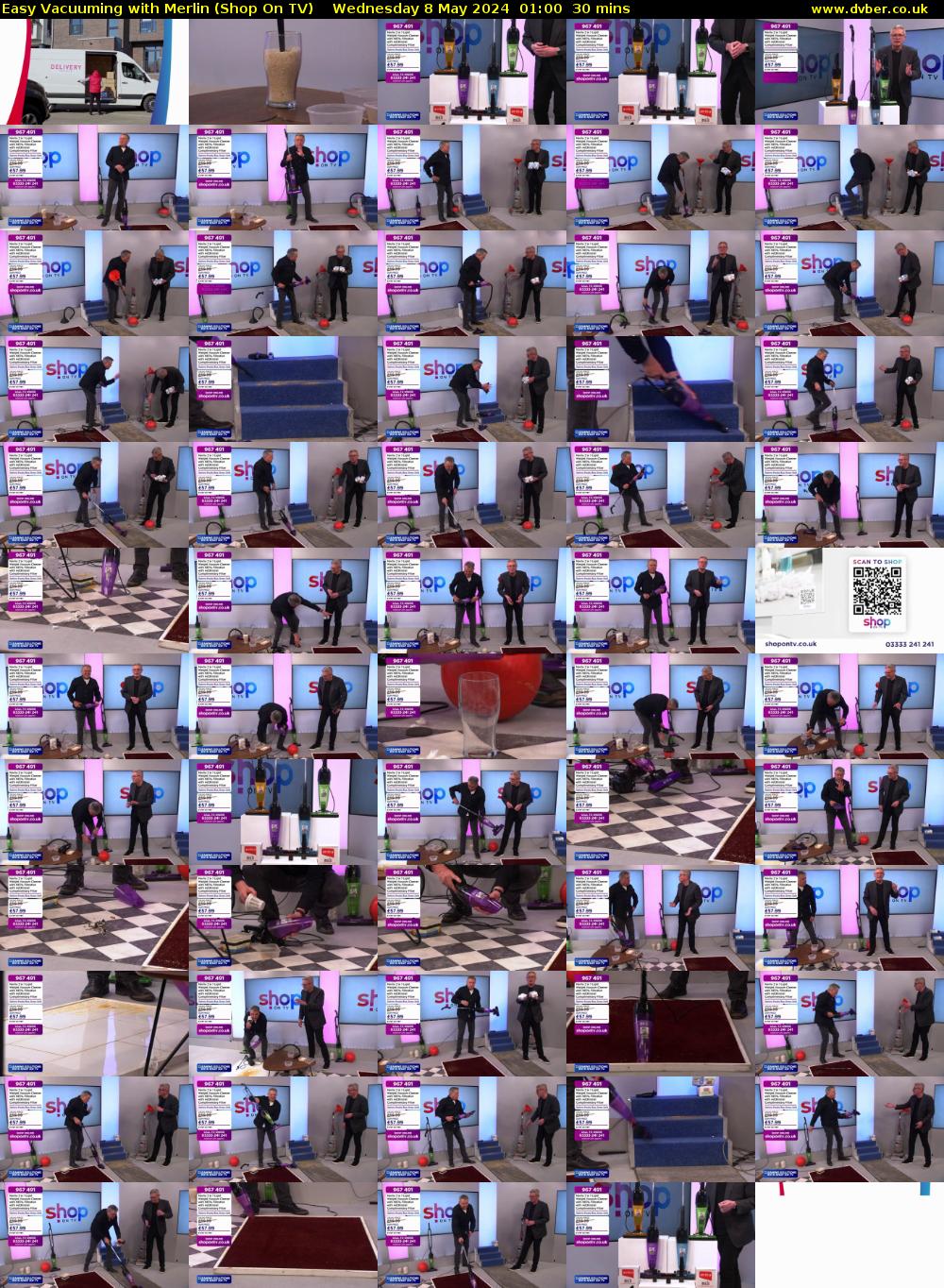 Easy Vacuuming with Merlin (Shop On TV) Wednesday 8 May 2024 01:00 - 01:30