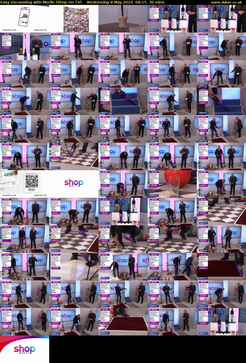 Easy Vacuuming with Merlin (Shop On TV) Wednesday 8 May 2024 08:15 - 08:45