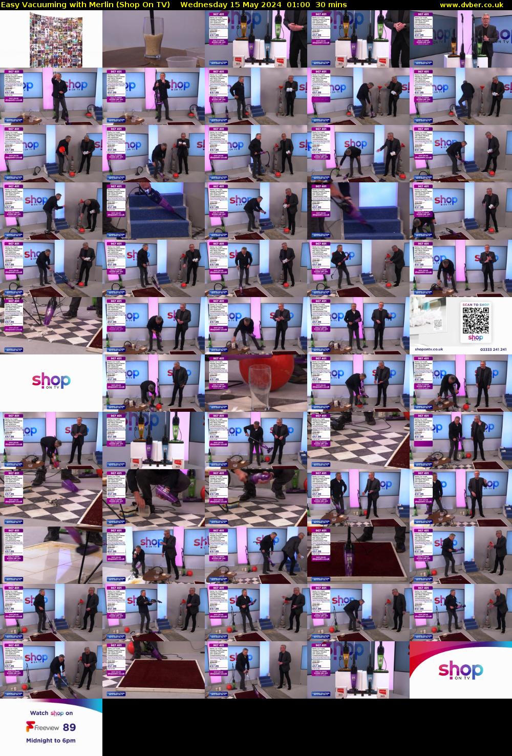 Easy Vacuuming with Merlin (Shop On TV) Wednesday 15 May 2024 01:00 - 01:30