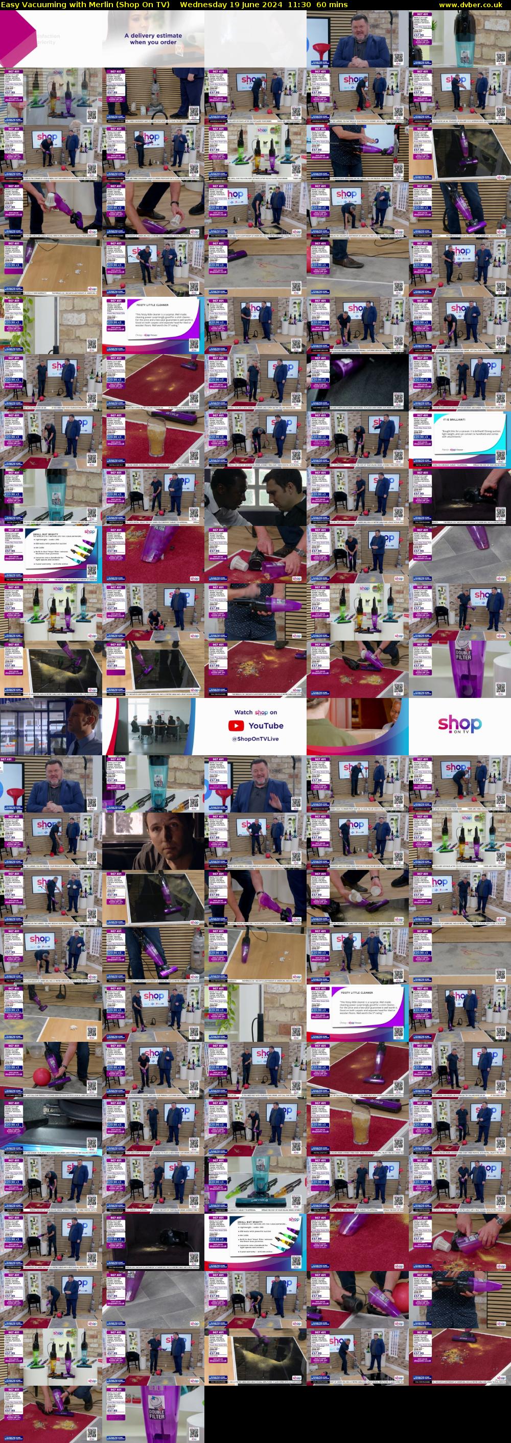Easy Vacuuming with Merlin (Shop On TV) Wednesday 19 June 2024 11:30 - 12:30