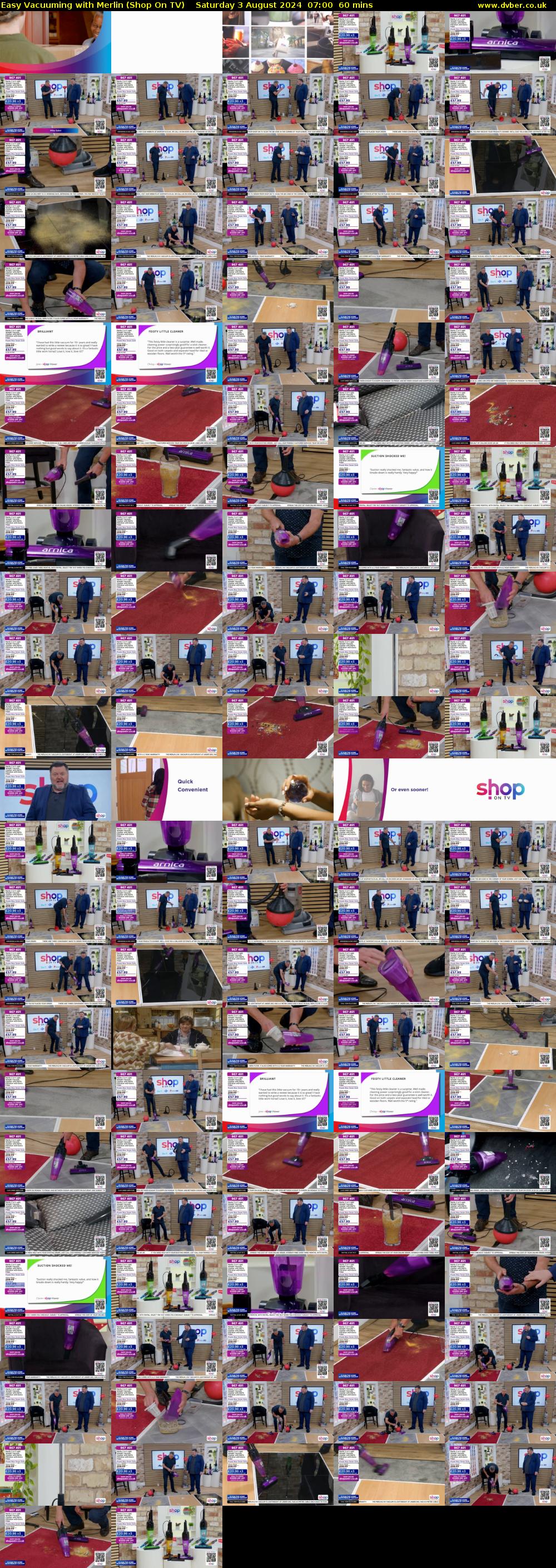 Easy Vacuuming with Merlin (Shop On TV) Saturday 3 August 2024 07:00 - 08:00