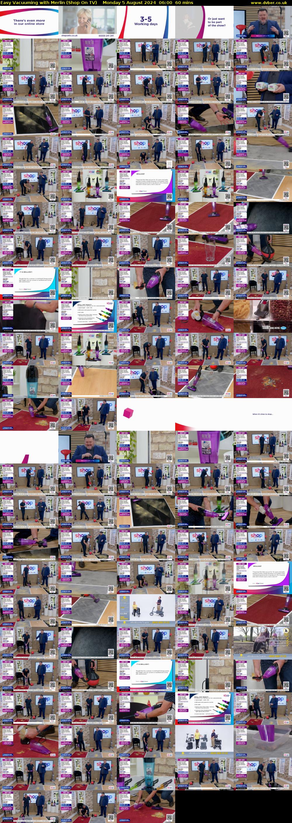 Easy Vacuuming with Merlin (Shop On TV) Monday 5 August 2024 06:00 - 07:00