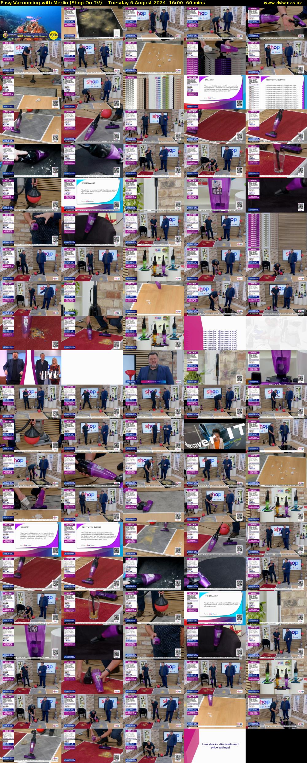 Easy Vacuuming with Merlin (Shop On TV) Tuesday 6 August 2024 16:00 - 17:00