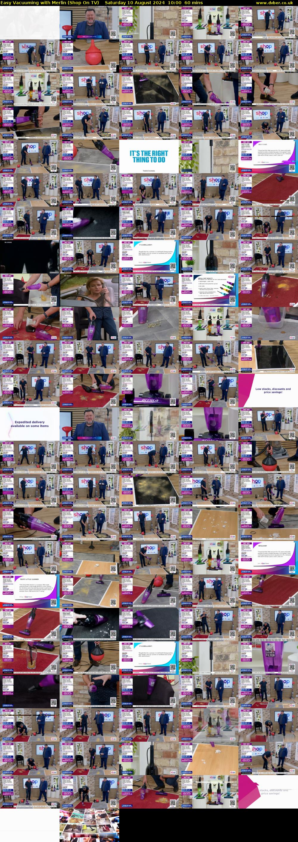 Easy Vacuuming with Merlin (Shop On TV) Saturday 10 August 2024 10:00 - 11:00