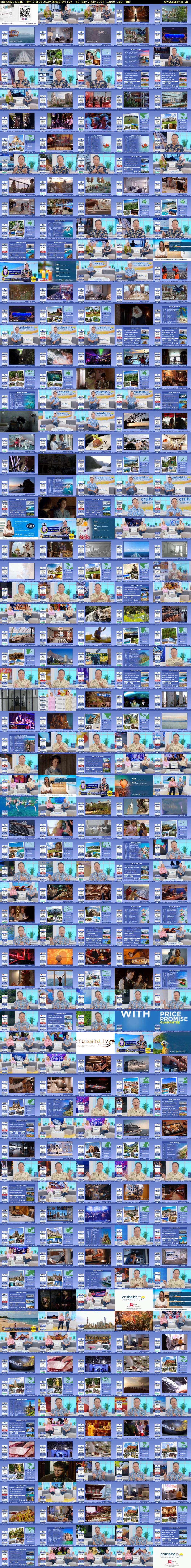 Exclusive Deals from Cruise1st.tv (Shop On TV) Sunday 7 July 2024 13:00 - 16:00