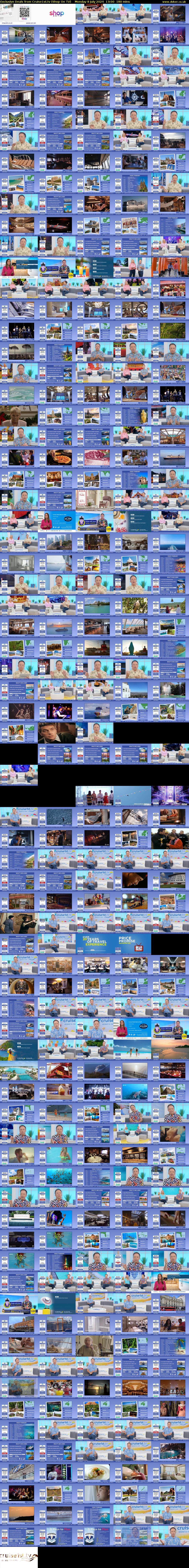 Exclusive Deals from Cruise1st.tv (Shop On TV) Monday 8 July 2024 13:00 - 16:00