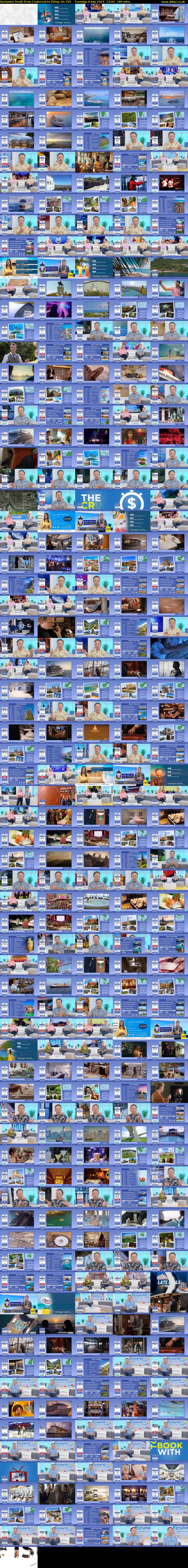 Exclusive Deals from Cruise1st.tv (Shop On TV) Tuesday 9 July 2024 13:00 - 16:00
