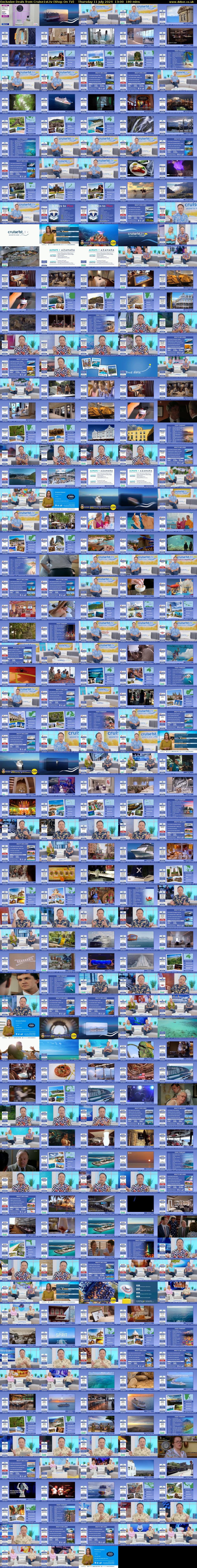 Exclusive Deals from Cruise1st.tv (Shop On TV) Thursday 11 July 2024 13:00 - 16:00