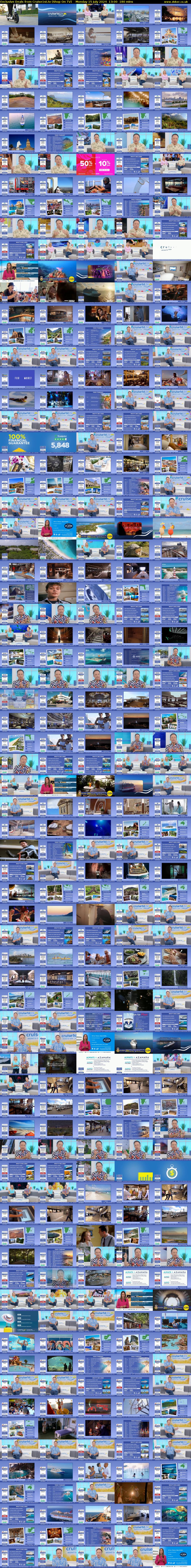 Exclusive Deals from Cruise1st.tv (Shop On TV) Monday 15 July 2024 13:00 - 16:00