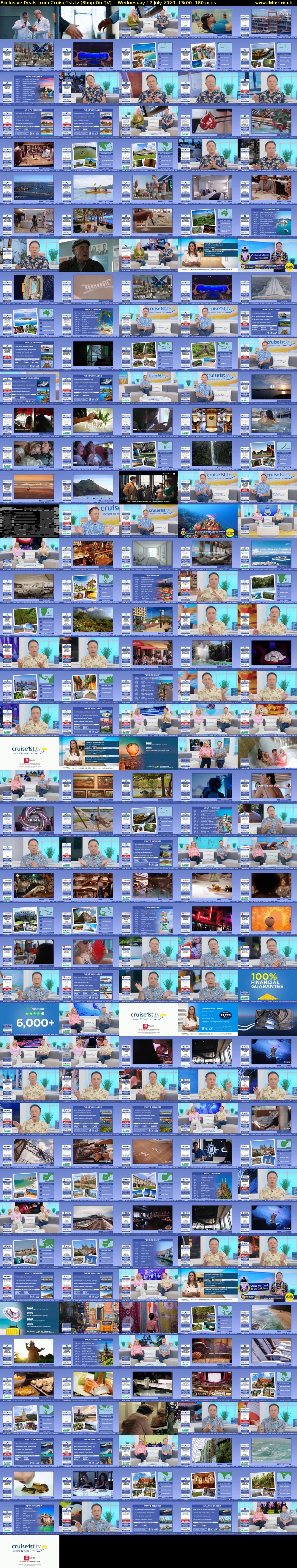 Exclusive Deals from Cruise1st.tv (Shop On TV) Wednesday 17 July 2024 13:00 - 16:00