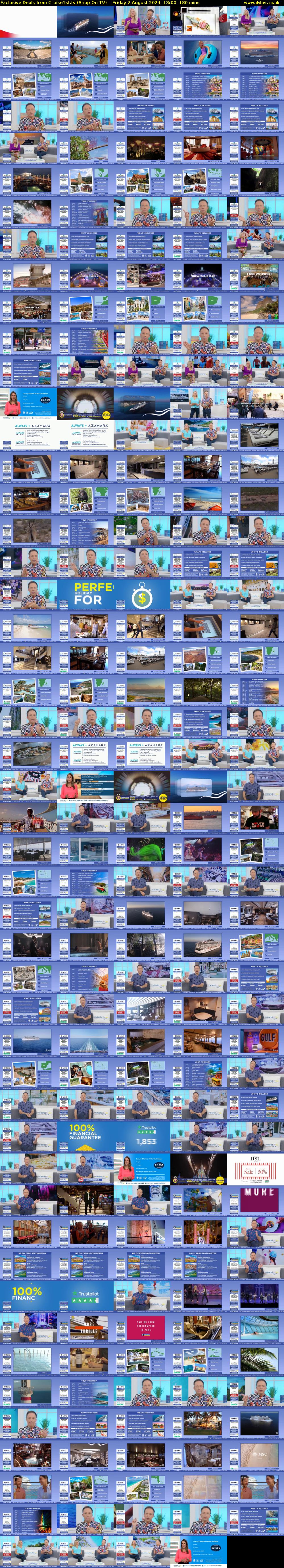 Exclusive Deals from Cruise1st.tv (Shop On TV) Friday 2 August 2024 13:00 - 16:00