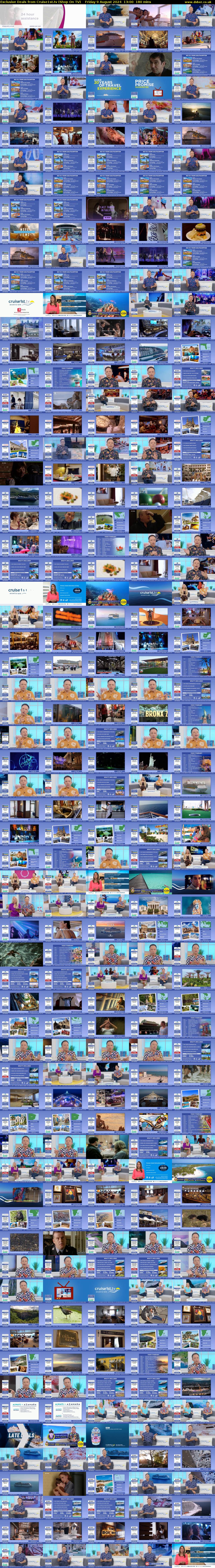 Exclusive Deals from Cruise1st.tv (Shop On TV) Friday 9 August 2024 13:00 - 16:00